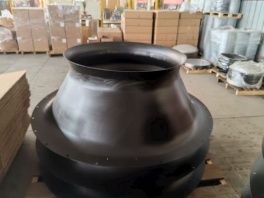 quality Big Size Metal Spinning Parts With CNC Machining Drilling Parts factory